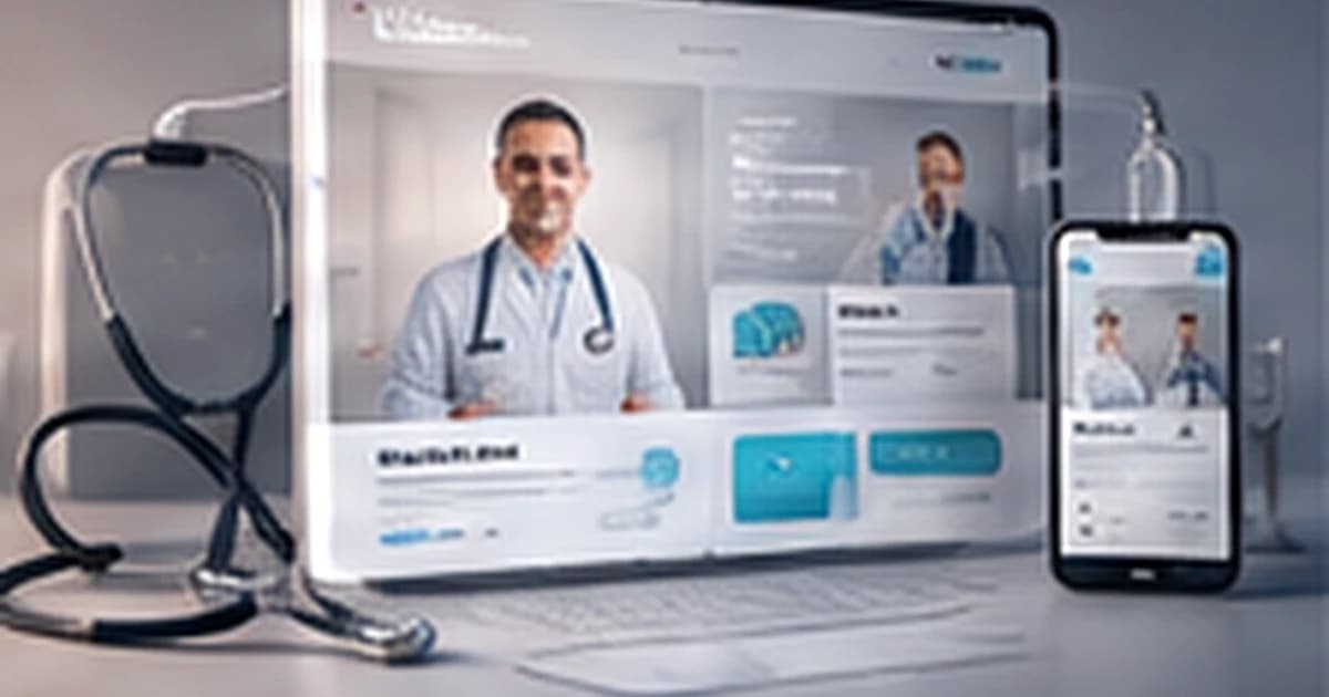 تجربة حجز وعرض خدمات طبية على الهاتف والويب