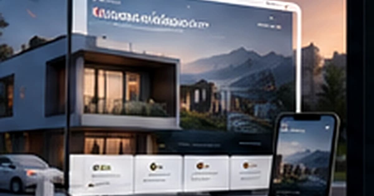 بنية عرض مشروع عقاري ووحدات وصفحات بحث متخصصة
