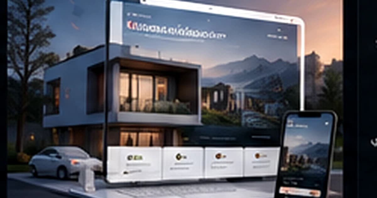 تصميم موقع عقاري في مصر بواجهة عقارات متجاوبة