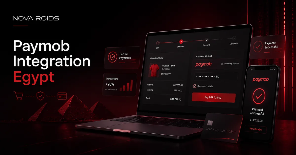 Cash on delivery ecommerce in Egypt with order confirmation and tracking