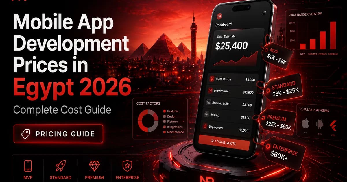 Mobile app development prices in Egypt by scope and complexity