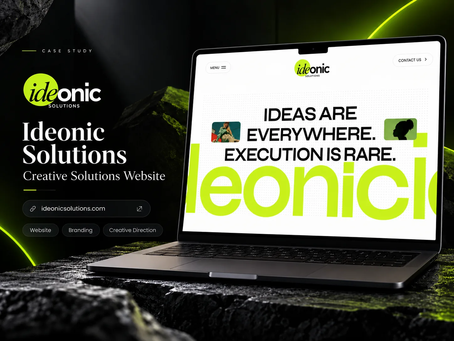 تصميم موقع Ideonic Solutions من نوفارويدز