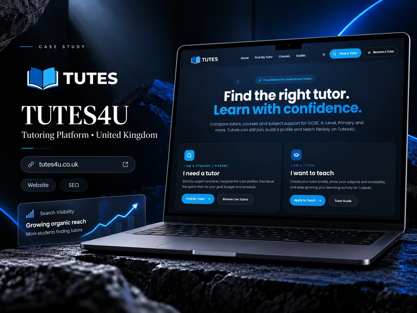 تصميم موقع TUTES4U من نوفارويدز