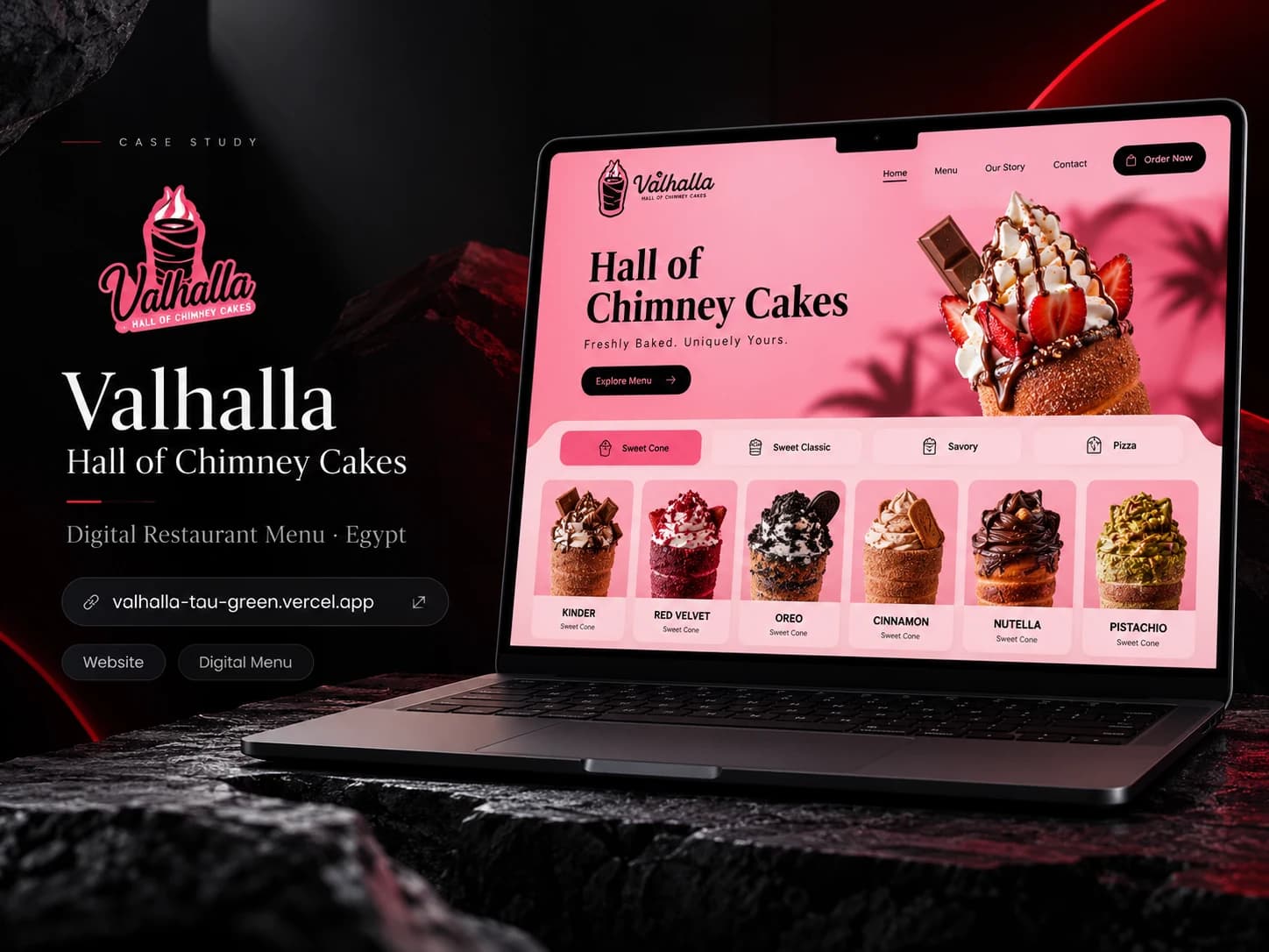 تصميم موقع Valhalla من نوفارويدز