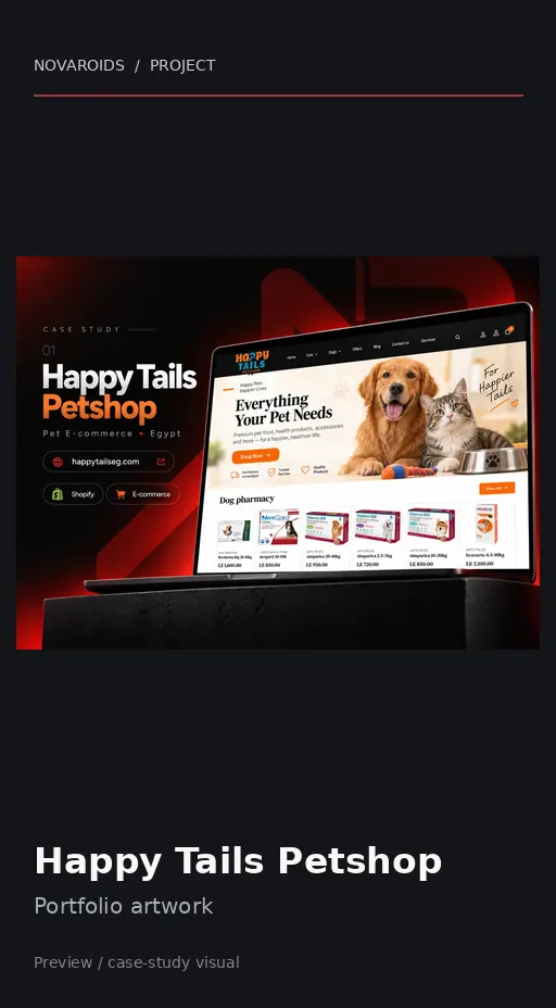 موقع Happy Tails Petshop على الموبايل