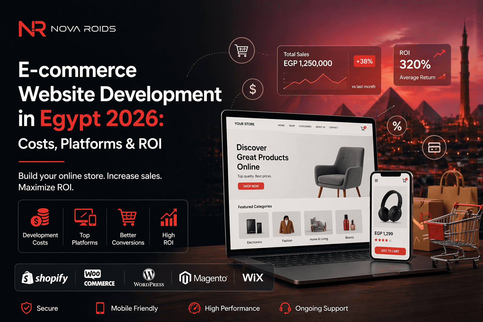 E-commerce Website Development in Egypt 2026: Costs, Platforms & ROI