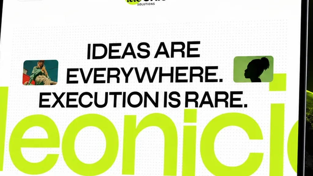 موقع Ideonic Solutions على الكمبيوتر