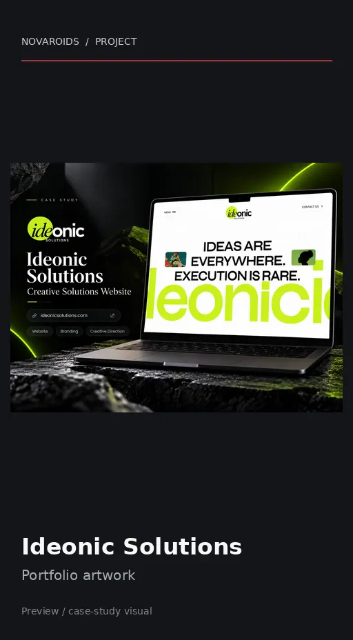 موقع Ideonic Solutions على الموبايل