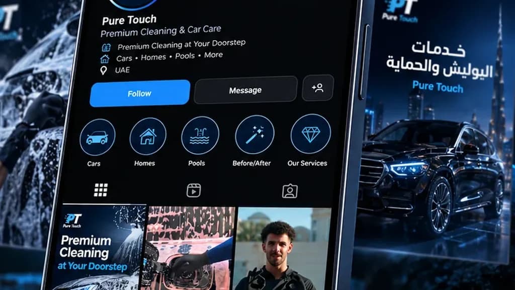 موقع Pure Touch على الكمبيوتر