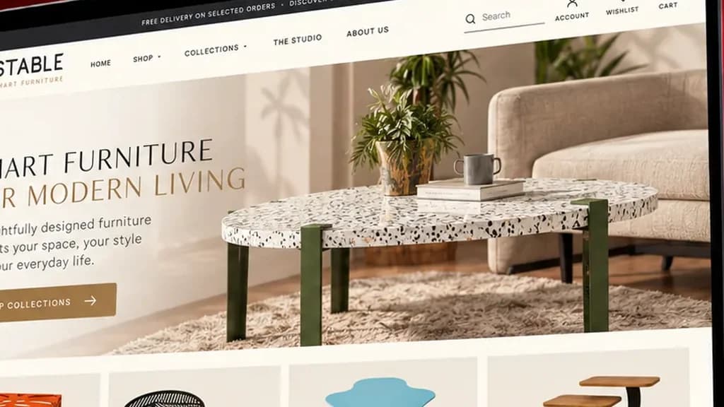 موقع Stable Smart Furniture على الكمبيوتر
